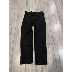 Everlane High Waist Straight Leg Ankle Jean Black SZ Size 27 Regular